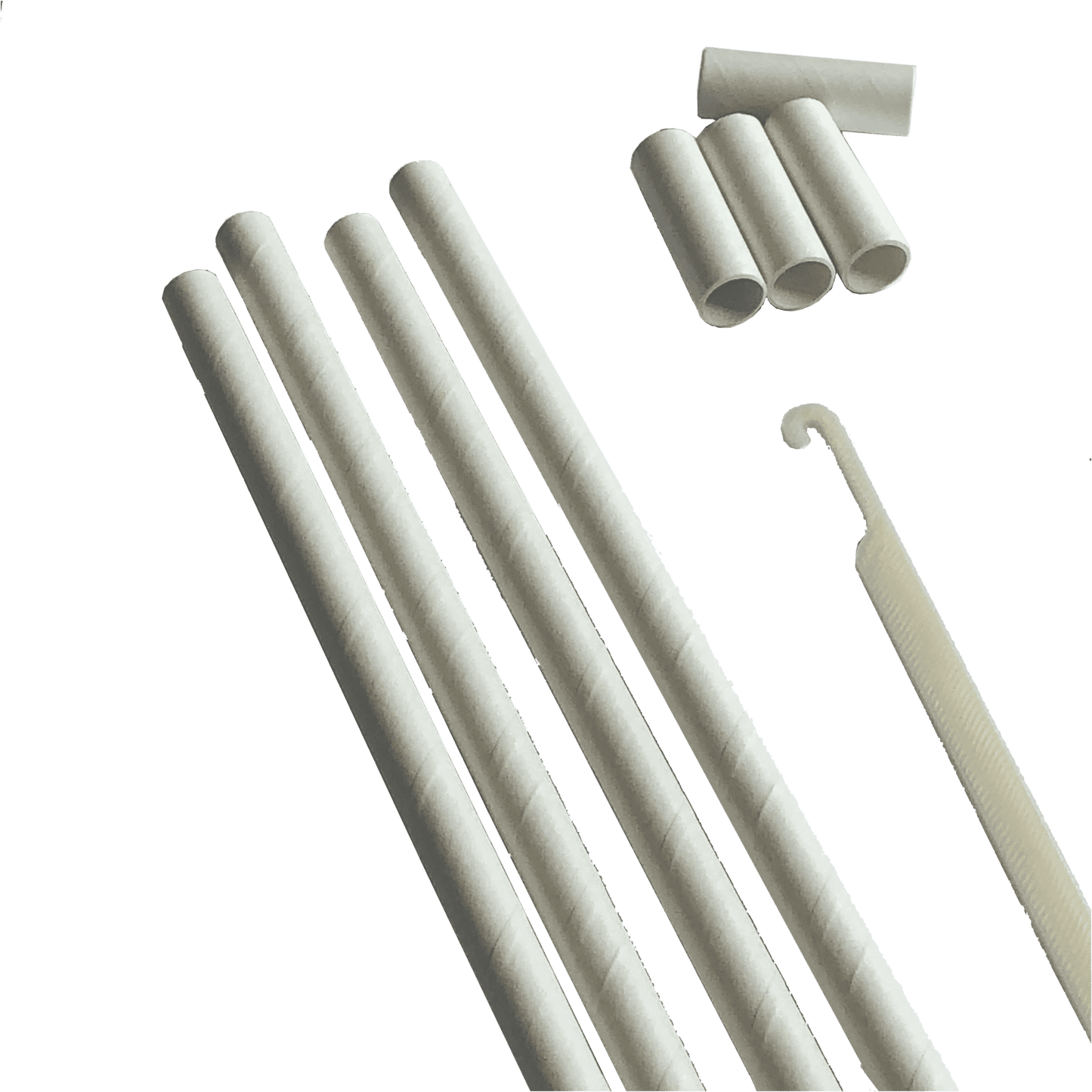 PSS30 - 100 Papier-Ballonstäbe mit Stecksystem