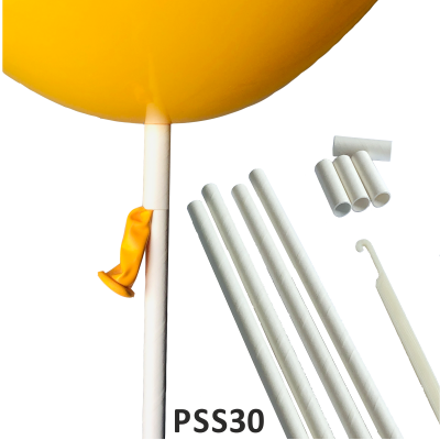 PSS30T - 850 Papier-Ballonstäbe mit Stecksystem