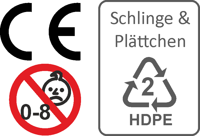 ZF8 - 100 ZIBI-Fix-Schlingenverschlüsse
