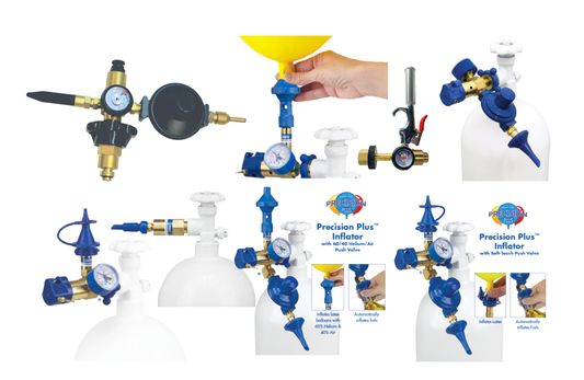 Ballon-Aufblashähne für Latex- und Folienballons | ZIBI