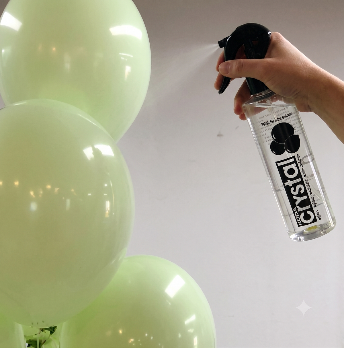 KOCRY-300 - Ballonglanz in 300ml Sprühflasche