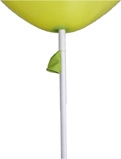 PSS30 - 100 Papier-Ballonstäbe mit Stecksystem