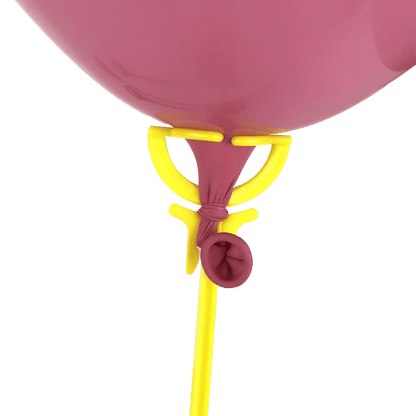 ZBS-011 - Einteilige grüne Ballon-Haltestäbe 35 cm