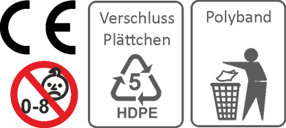 ZF4A50 - 50 ZIBI-Fix-Bandverschlüsse (Polyband)