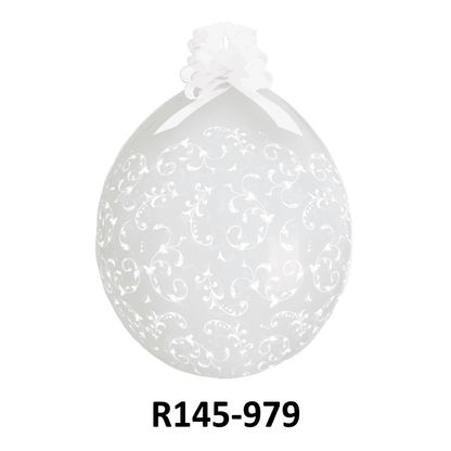 R145-923 - 25 Stufferballons mit Blumen und Schmetterlingen