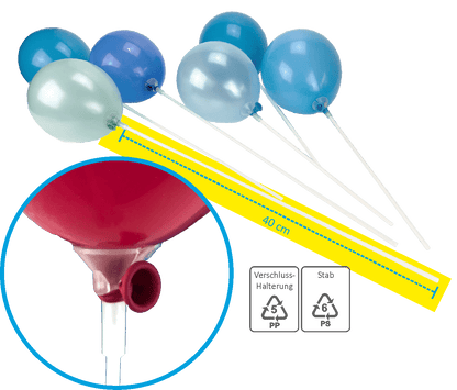 MZS40 - 2'000 Ministäbe und Mini-Ballonhalterungen