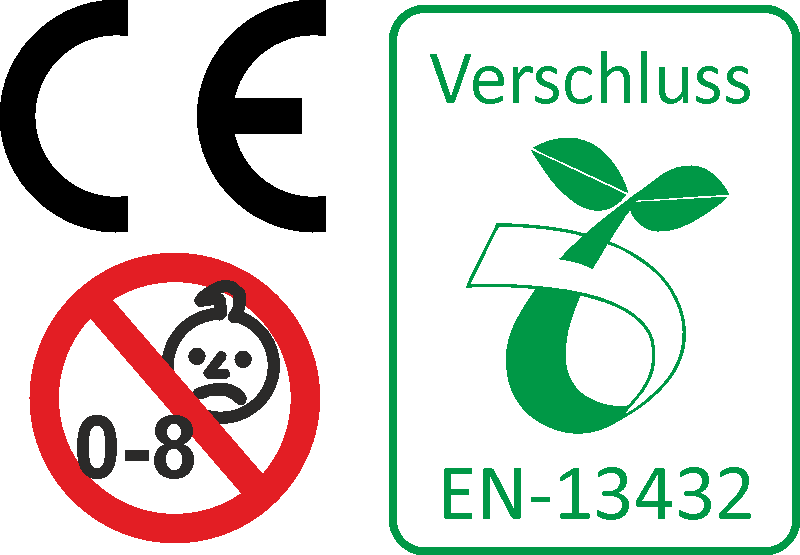 ZF4E - ZIBI-Fix-Bandverschlüsse, kompostierbar